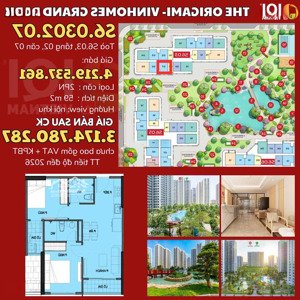 2pn origami chỉ 3 tỷ 1 - giá đúng mua trực tiếp cdt - view hồ bơi - thanh toán giãn 2026