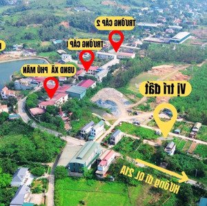 bán gấp 125m2 xã phú mãn, mặt tiền rộng 5,6m2, đường thông 2 xe ô tô tránh giá chỉ 35tr/m2