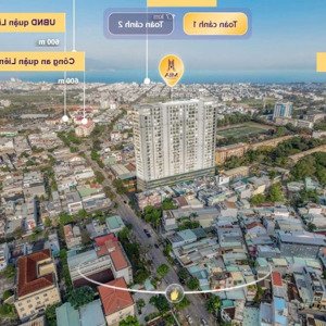 chỉ 2.5 tỷ cho căn hộ 2pn(65m2) full liền tường - view biển - tt q. liên chiểu đà nẵng