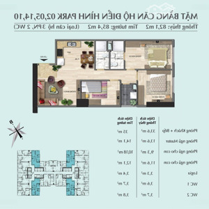 chuyển nhượng căn hộ 82,1m2. giá 4,1 tỷ. sẵn sổ giao dịch. eurowindow river park. lh: 0846036222