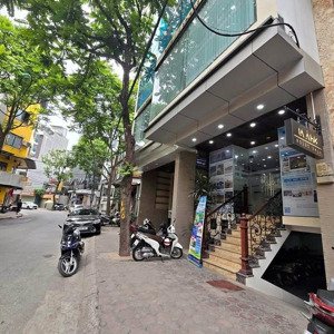 cho thuê tòa nhà trương công giai, dt 150m2, 7 tầng, mt 10m, thông sàn, ô tô