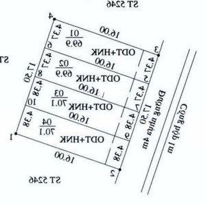 đất đẹp 4 nền liền kề tương bình hiệp nhánh phan đăng lưu - giá rẻ nhất khu: 1tỷ 250 tr / nền