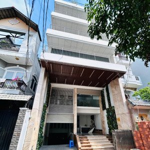 nhà đường nguyễn cửu vân 8x22m hầm trệt 4 lầu cho thuê