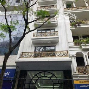 cho thuê nhà ở phố trung kính đường đôi, 75m x 7 tầng mt: 6m thang máy, thông sàn, giá 37tr