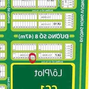 Chủ Bán đất đs10 Green City đồng Tâm P6 Tp Tân An 7,2x20m Giá 5,9 Tỷ Cách Hvnd 50m. Lh 0908951586