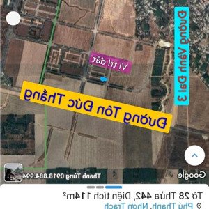 bán lô đất phú thịnh 2, nhơn trạch,đường 40m thông với đường tôn đức thắng. vị trí siêu vip