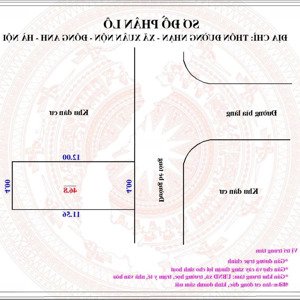 chỉ 3,3 tỷ đất bìa làng thôn đường nhạn, xuân nộn, đông anh , hà nội