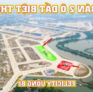 Cần bán 2 ô đất biệt thự quay sông dự án Felicity Uông Bí, Quảng Ninh giá từ 18 triệu/m2