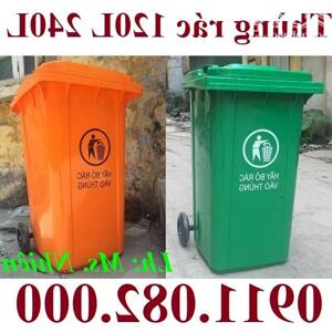 Chuyên sản xuất và phân phối thùng rác hàng chính hãng giá rẻ- Thùng rác 120,240,660- lh 0911.082.000