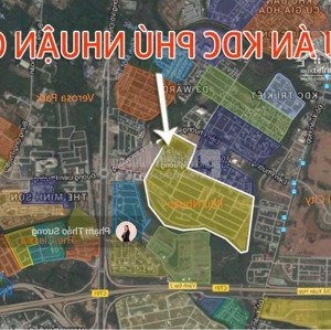 hàng ngon! nền góc biệt thự 2 mặt tiền 250m2 kdc phú nhuận chỉ 84,5 triệu/m2 - đối diện global city