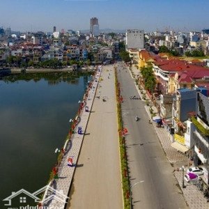 cho thuê nhà mặt đương hồ sen, lê chân, hải phòng. dt 185m2 ngang 9m có thang máy cực đẹp
