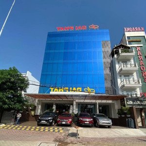 bán nhà mặt tiền lạc long quân - 22x27m - hđt mặt bằng 110 triệu/tháng - xd: 1 hầm 7 tầng - 55 tỷ