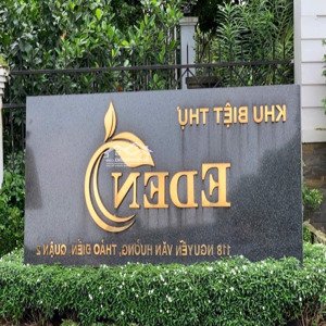bán đất khu bt eden thảo điền, 2mt trước sau dt 405m2, hàng hiếm view sông sài gòn