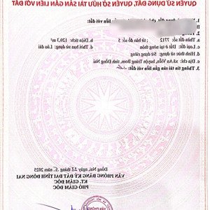 bán đất sổ riêng thổ cư 120m-gần trường học,gần chợ,gần kcn giang điền.an viễn-trảng bom
