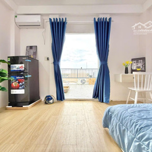 căn studio full nội thất, phòng rộng thoáng gần khu du lịch văn thánh
