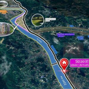Đất Vàng View Sông Giá F0 – Trung Tâm Tp. Hòa Bình - Lô Góc 2 Mặt Tiền - Sổ Sẵn – Mua Là Lời!