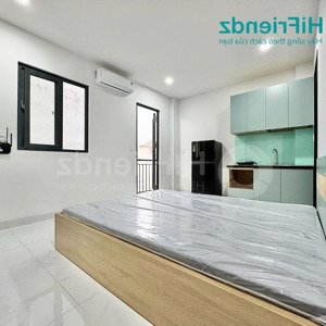 căn studio ban công lớn ở bình trưng tây phòng mới 100%, full nội thất - wifi riêng