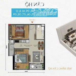Suất Ngoại Giao Bán Căn 58m2 - 2pn 1wc, Ký Trực Tiếp Cđt, Lh: 