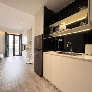 căn hộ ban công/cửa sổ full nt tone trắng xám hiện đại 40m2, gần công viên lê văn tám, quận 1