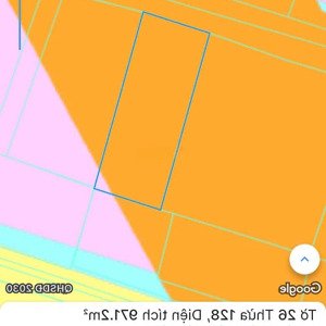 bán lô đất 971m2 full thổ cư - xã hoà khánh tây - đức hoà - long an
