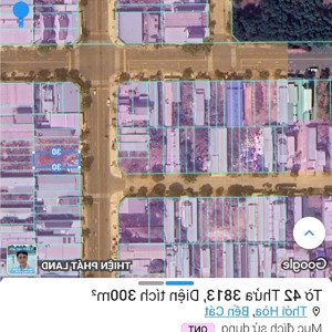 chính chủ bán đất đẹp 300m² kdc mỹ phước iii, bến cát, bình dương - lh 