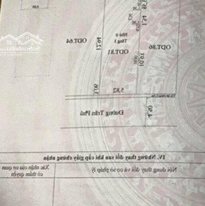 bán nhà mặt phố trần phú, 30 tỷ, 80m2, pháp lý đầy đủ đang cho thuê 200tr/ tháng