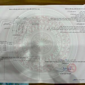 Bán lô đất tại thôn Vũ Vị, Minh Tân, Kiến Thụy, Hải Phòng - Diện tích : 63,1m2 - Mặt tiền 5,8m
