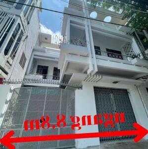 Bán Nhà Mặt Tiền Trần Phú, Nha Trang. DT: 195m2 Ngang 8,8m. Giá bán:143 triệu/m2 (28 tỷ )