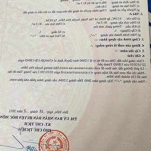 chủ bán gấp nhà trên đường song hành, hóc môn, 81m2, giá 1 tỷ 7, sổ riêng