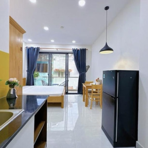 căn hộ dịch vụ - gò vấp - phòng 45m2 - bang công cực rộng - full nội thất - 5đ3/tháng