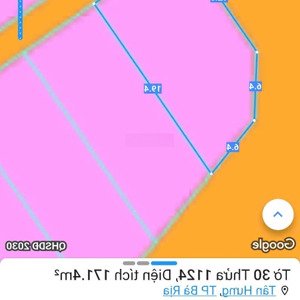 bán đất hai mặt tiền đường nhựa ngang 10m tại xã tân hưng tp. bà rịa, tỉnh vũng tàu