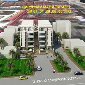bán gấp lô góc có sân vườn khu liền kề 649 phạm văn đồng, dt 188m2 có quy hoạch ra mặt đg 225tr/m2