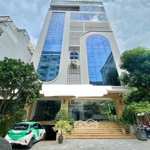 bán tòa nhà 200m2, 9 tầng mới đẹp, duy tân - trần thái tông, dịch vọng hậu, lô góc 3 mặt thoáng