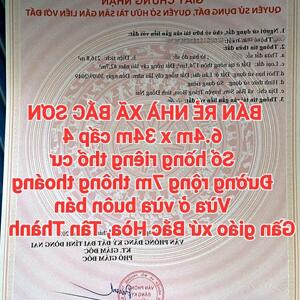 BÁN RẺ NHÀ ĐẤT XÃ BẮC SƠN, SỔ HỒNG THỔ CƯ ĐƯỜNG RỘNG 7m BUÔN BÁN GẦN GX BẮC HÒA