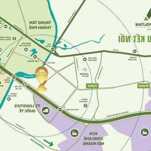 đất Nền Dự án Metropolitan Bắc Giang -86.3m2 -4.8 Tỷ - Vị Trí Ngay Trung Tâm Tp Bắc Giang - Sổ đỏ