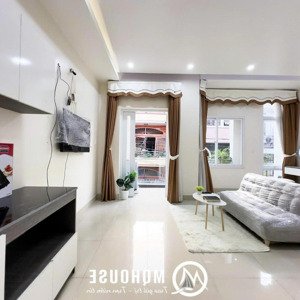 cho thuê căn hộ studio ban công - full nt - gần khu phú mỹ hưng, kcx tân thuận, lotte mart, tdtu