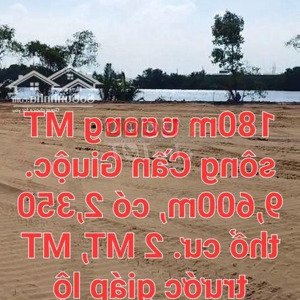 9,600m2 có 2,350m2 thổ, 2mt có 1mt sông, xã long phụng, cần giuộc, la
