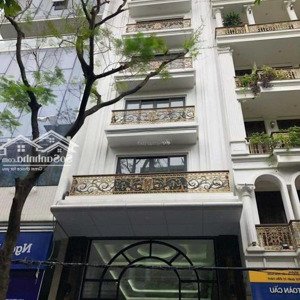 cho thuê nhà ở phố trung kính đường đôi, 75m x 7 tầng mt: 6m thang máy, thông sàn, giá 37tr