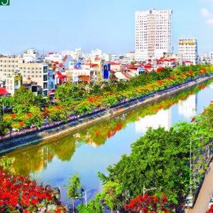 nhà 2 tầng nguyễn đức cảnh lê chân view hồ thuận tiện kinh doanh buôn bán giá ưu đãi