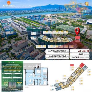 bán căn 3pn tầng 34, b-34-14 ,căn hộ hạng sang masterise home- rivera đà nẵng- giá tốt ck 18%