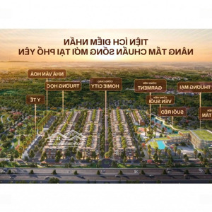 bán lô đất ngoại giao mặt công viên kđt homie city giá ngoại giao rẻ hơn giá cđt