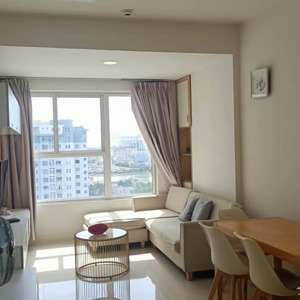 cho thuê căn hộ galaxy 9 quận 4 loại 01 phòng ngủ riêng, 50m2 có ban công. giá 13 triệu đủ nội thất
