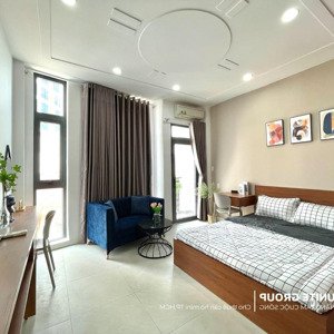 cho thuê căn hộ studio ban công cửa sổ siêu to, quận 3 gần đh văn lang, hutech, kinh tế