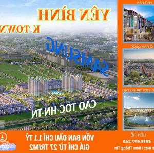 nhiều chính sách ưu đãi hấp dẫn khi mua đất kđt yên bình k - town. giá rẻ
