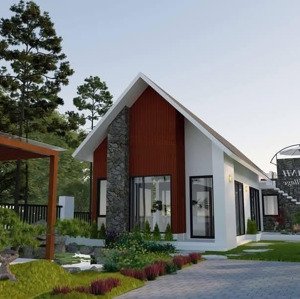 villa bám suối đá tự nhiên, full nội thất và với chiếc view săn mây tại nhà