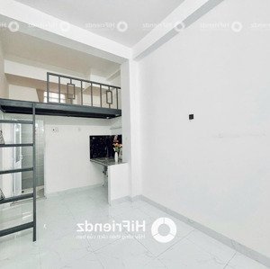 phòng gác lửng - mới xây - sát âu cơ gần đại học văn hiến, đại học công thương