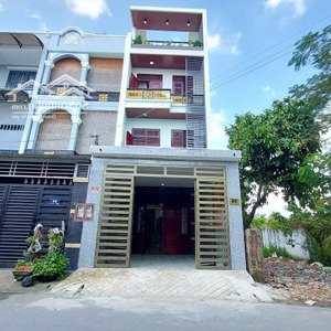 Cho Thuê Nguyên Căn Nhà Mặt Tiền 36 Thạnh Xuân 43 - 72m2 (4,5m X 16m) , 4 Tầng, 5pn, 5wc, đường 8m