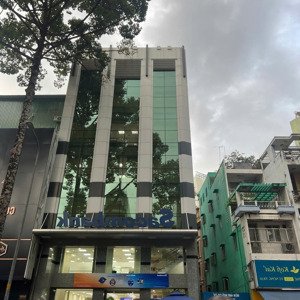 đẹp nhất! mặt tiền ngô gia tự, quận 10. sacombank khai thác: 300tr/th. 146m2 (8x18m) 8 tầng. 39 tỷ
