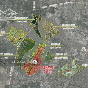 bán lô góc 2 mặt tiền siêu đẹp 552m2 hướng nam & tây gần bờ sông - cơ hội sinh lời cao