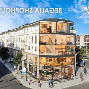 shophouse 2 mặt tiền đường 51m, mặt sau 13m gần chung cư, sổ lâu dài, tổng giá 22,8 tỷ, vay 8,1 tỷ